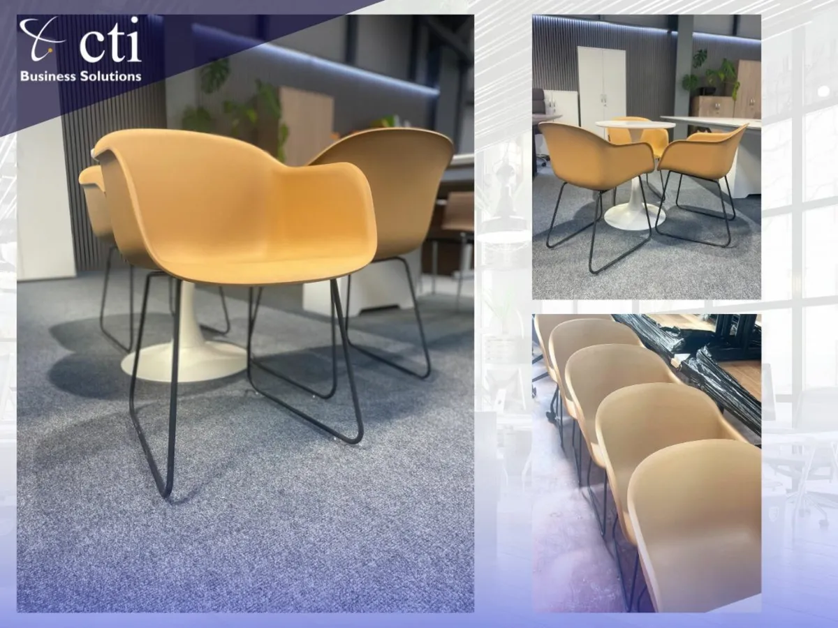 5 x"Muuto" Chairs ~ Versatile Office Seating - Image 1