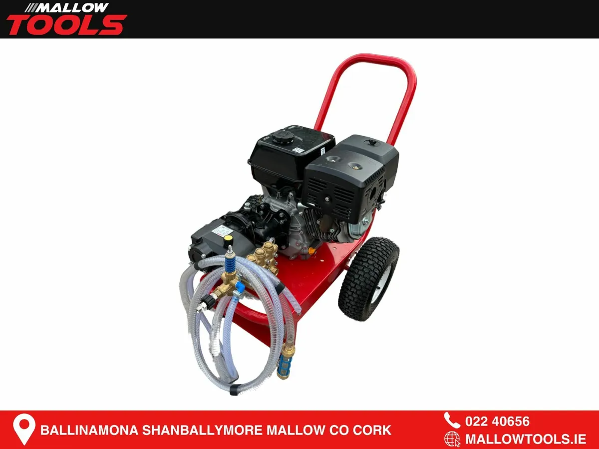 Loncin 14HP P200 Petrol Power Washer with Hawk Pum - Image 1