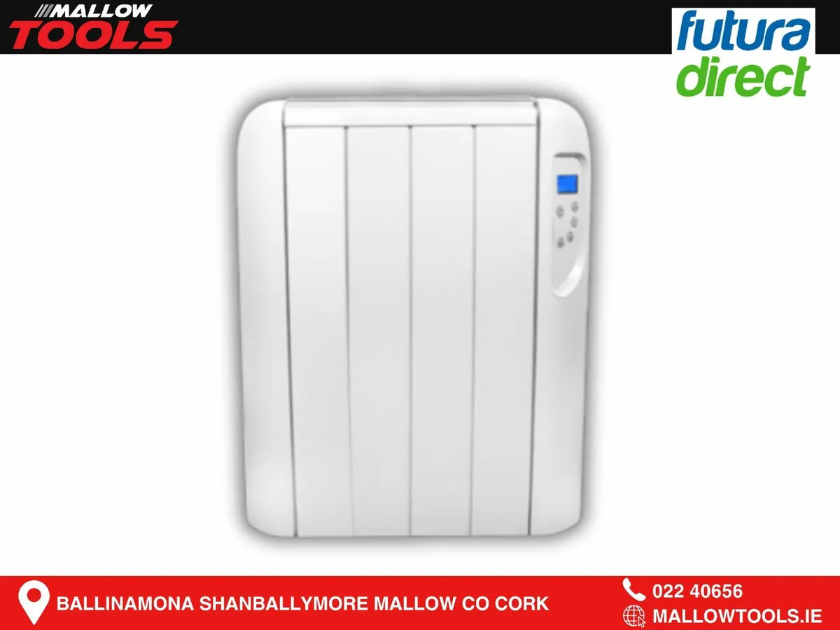 Futura 1000w Eco Slimline Low Energy Electric Rad - Image 1