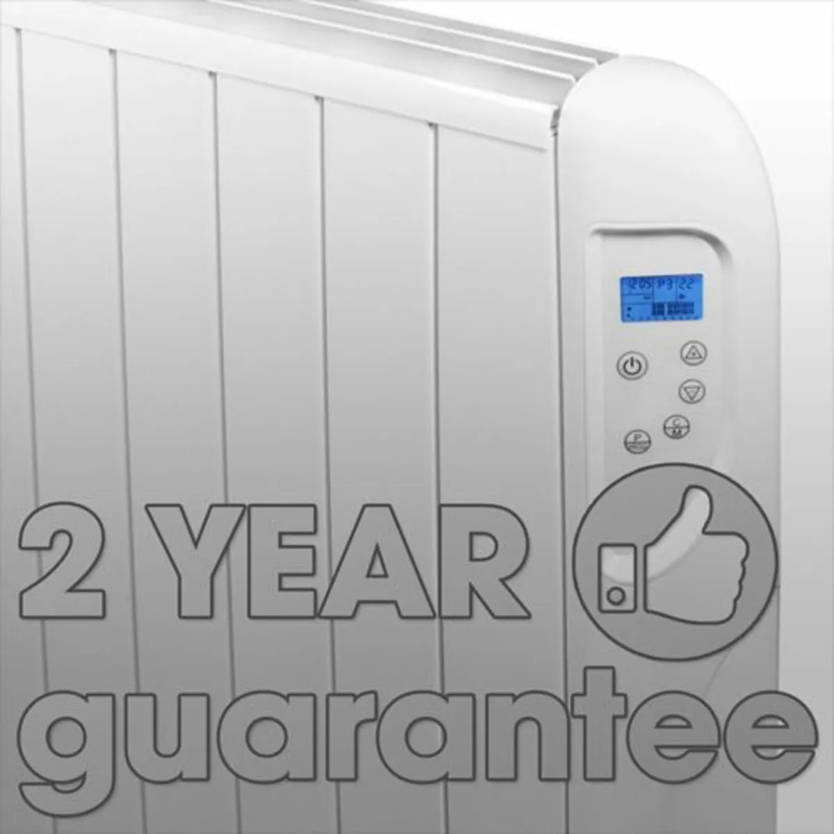 Futura 1000w Eco Slimline Low Energy Electric Rad - Image 2