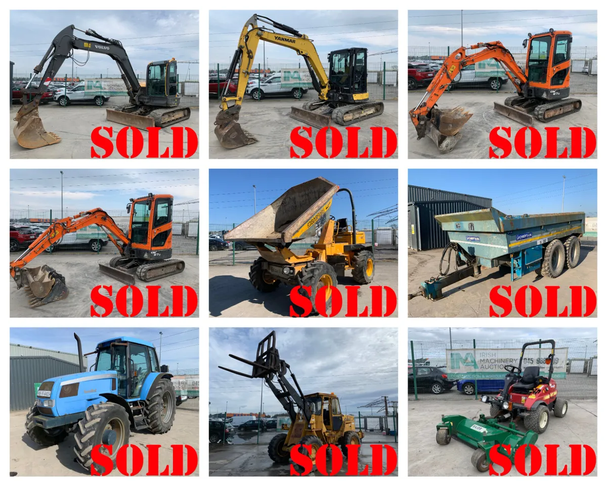 APRIL AUCTION RESULTS @ IRISH MACHINERY AUCTIONS - Image 1