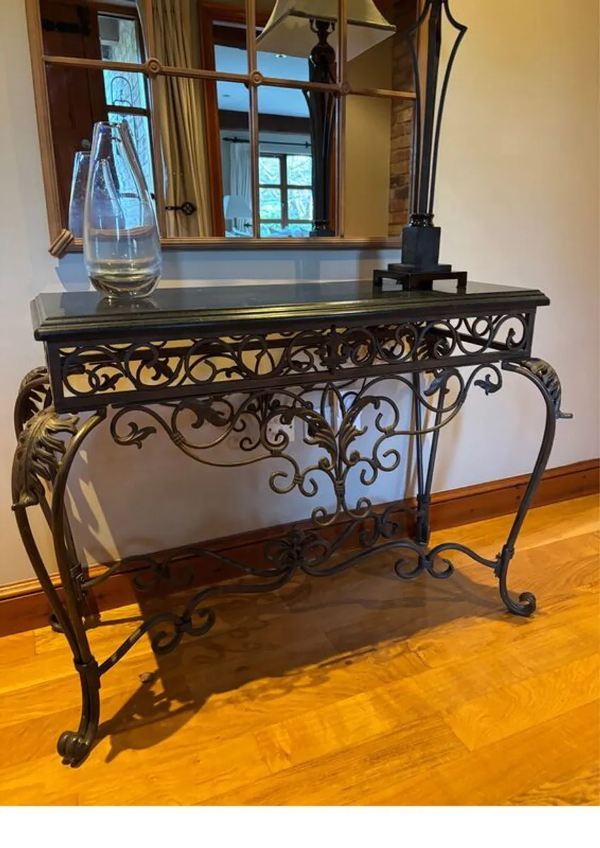Beautiful Rare Find Console Table - Image 1