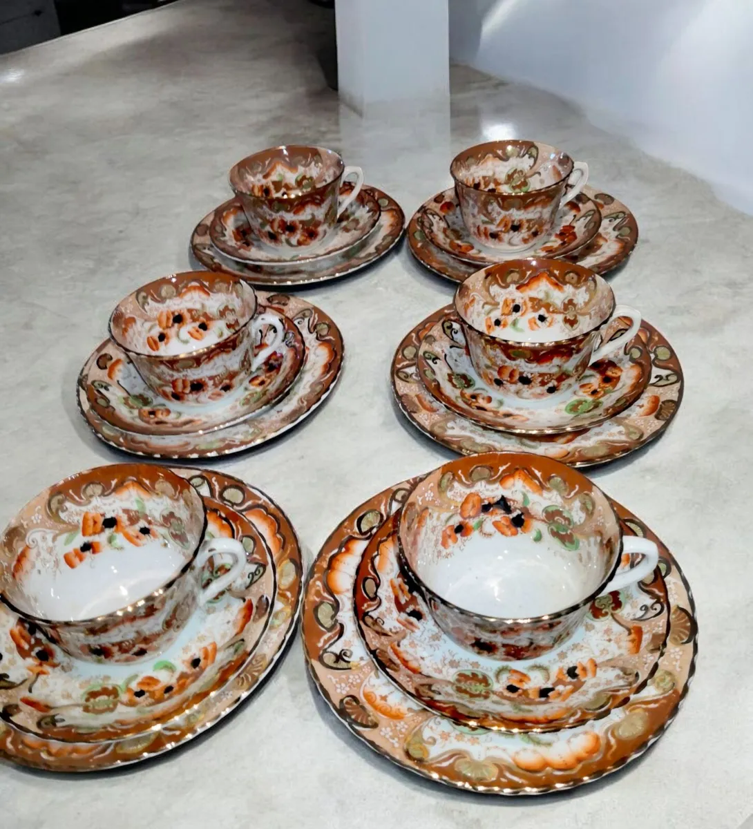 Very rare Late 18th Royal Worcester teaset - Image 1