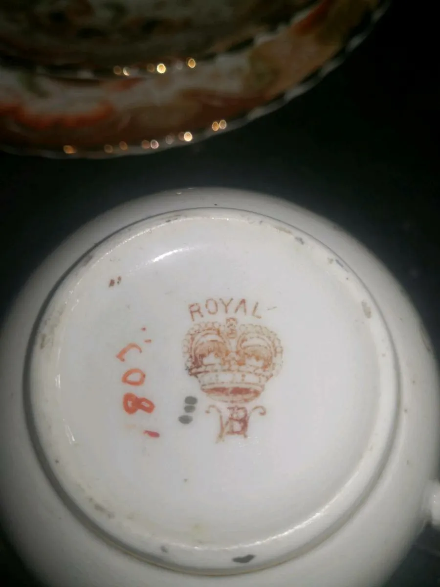 Very rare Late 18th Royal Worcester teaset - Image 3