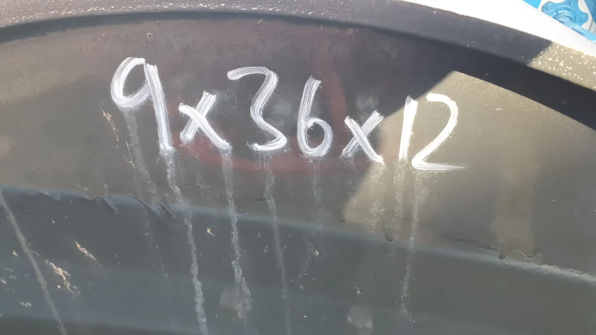 New Fleming 9 x 36 x 12  Roller on Hyd wheels - Image 2