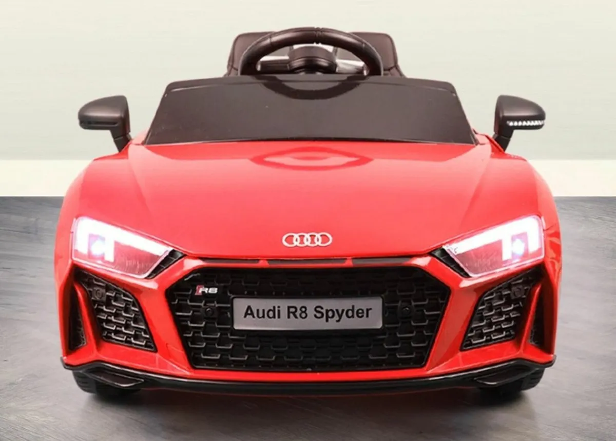 Licensed Audi R8 Spyder 12V Electric Ride On Red - Image 1