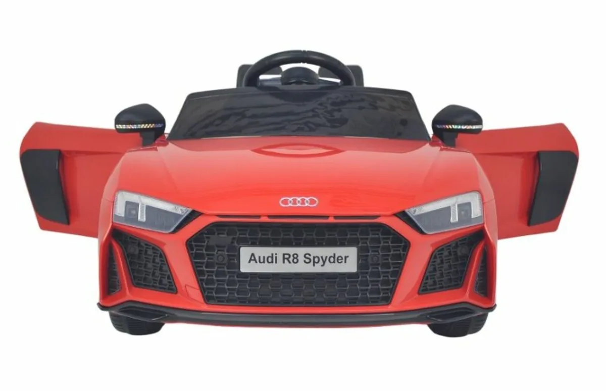 Licensed Audi R8 Spyder 12V Electric Ride On Red - Image 3