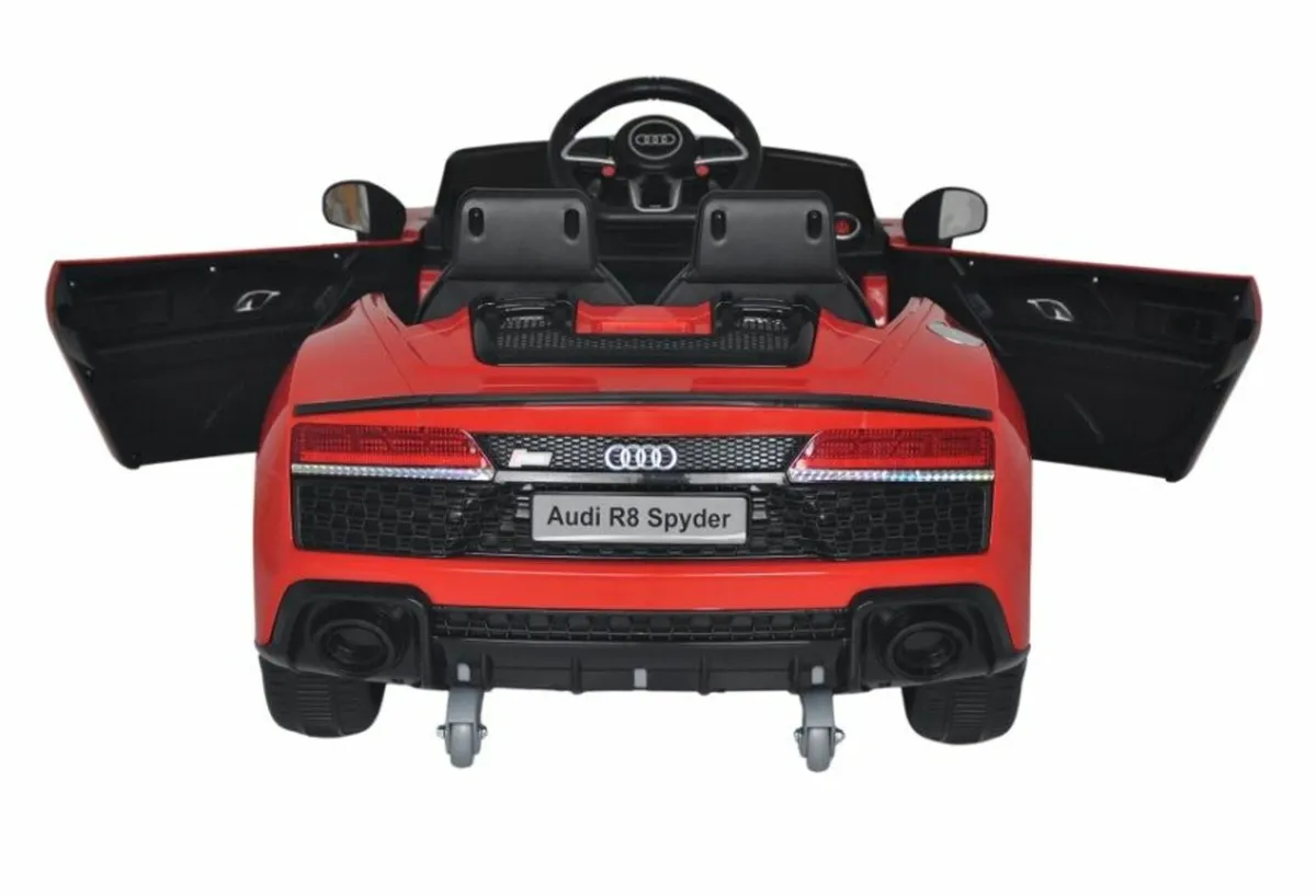 Licensed Audi R8 Spyder 12V Electric Ride On Red - Image 4