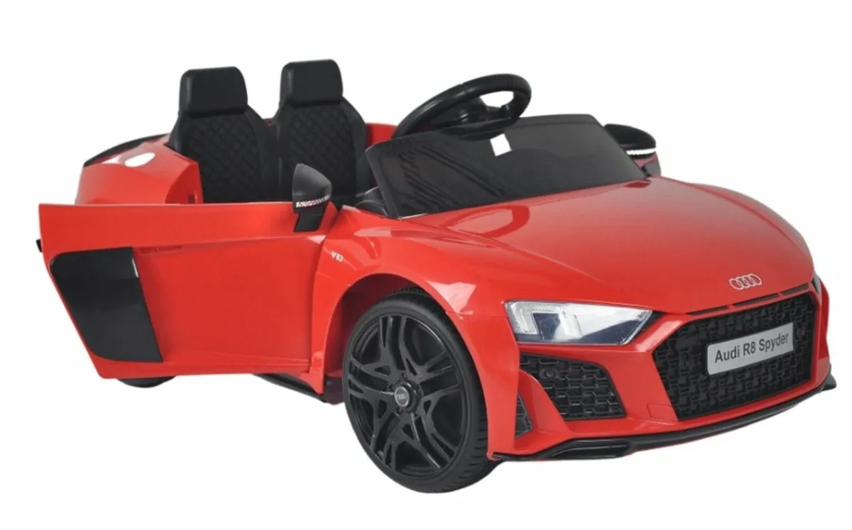 Licensed Audi R8 Spyder 12V Electric Ride On Red - Image 2