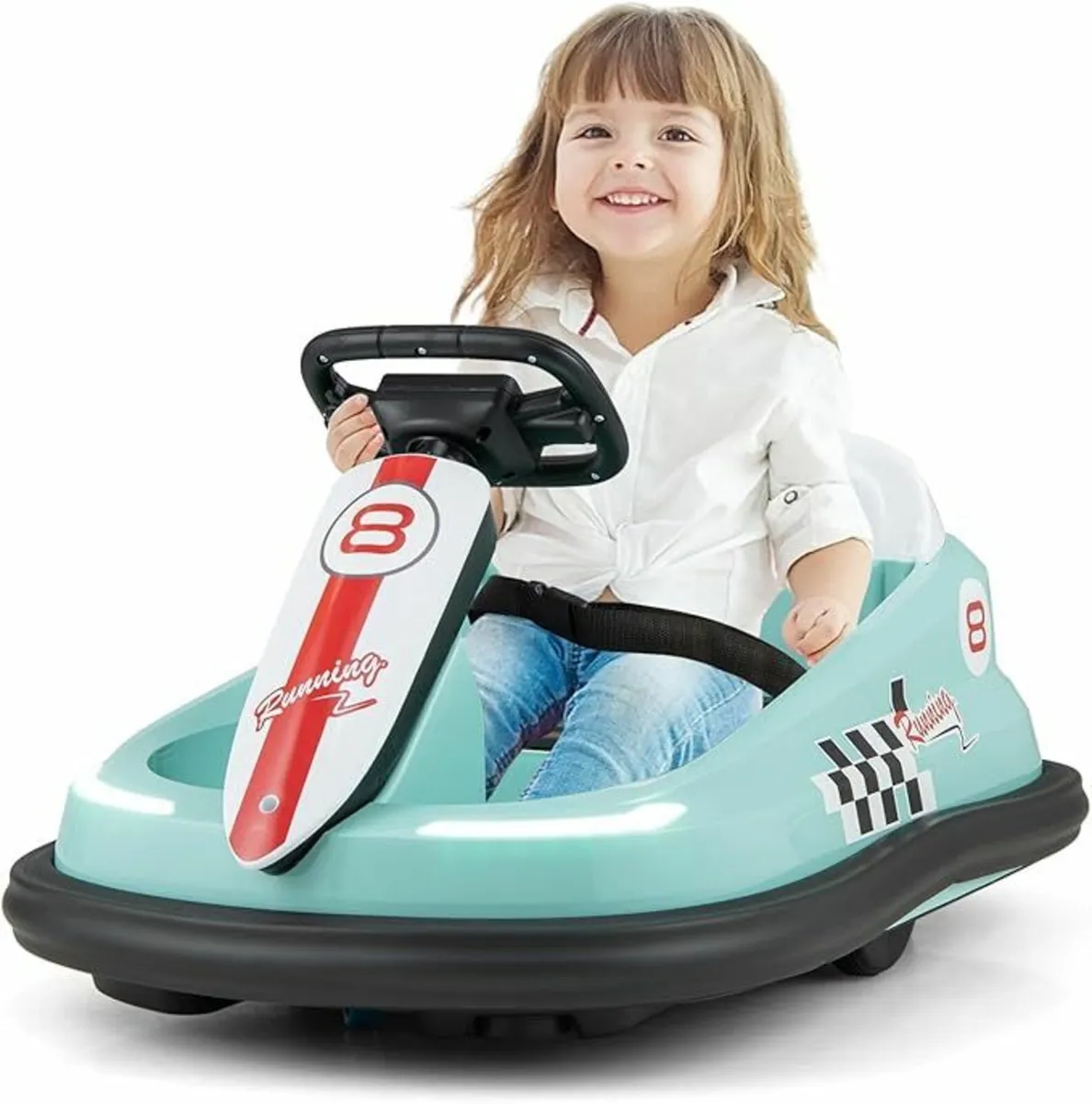 BumperBoo 6V Bumper Car Green - Image 2