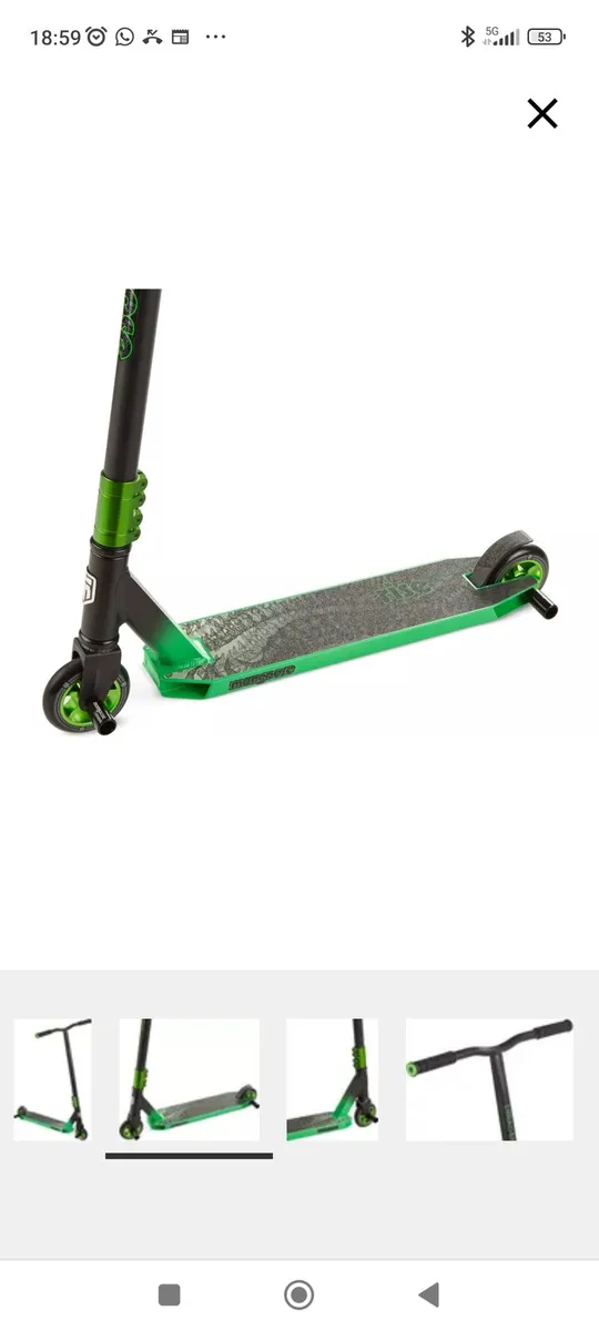 Mongoose Rise 100 Pro Freestyle Stunt Scooter New - Image 1