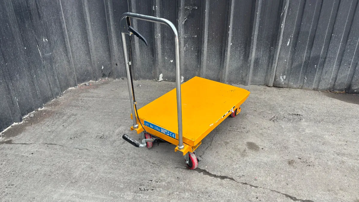 New 150Kg Scissor Lift Trolley - Image 3
