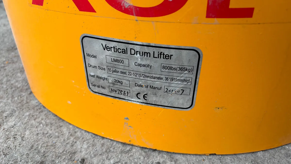 ACE Vertical Drum/Barrell  Lifter 365kg - Image 4