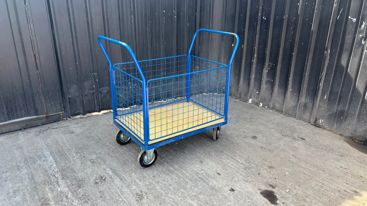 Wheeled Push Basket - Image 1