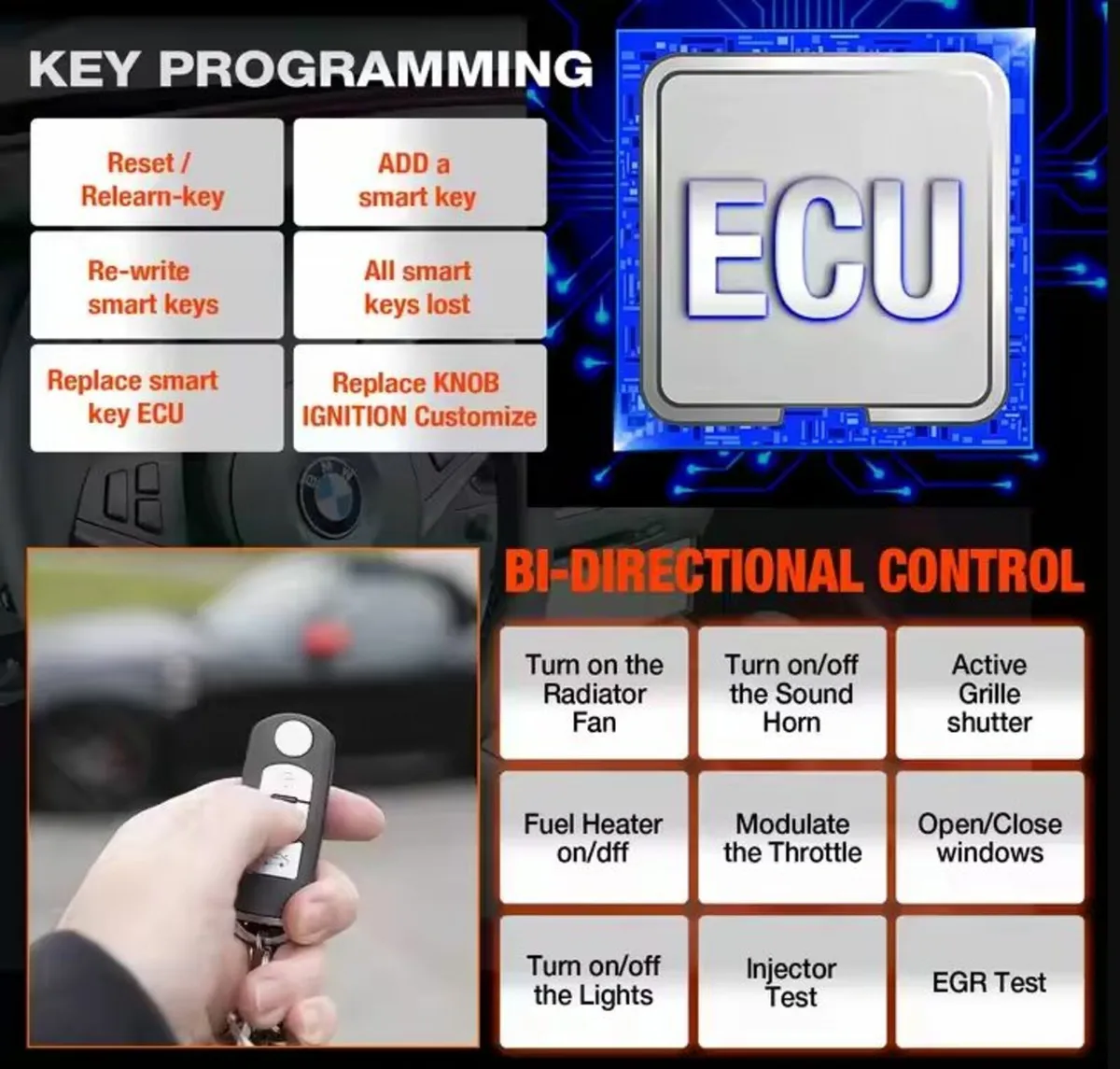 LAUNCH X431 Creader Elite For BMW - Image 4