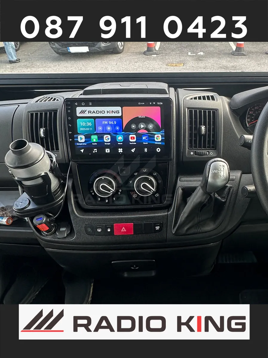 PREMIUM CARPLAY Fiat Ducato ANDROID AUTO RADIO - Image 2