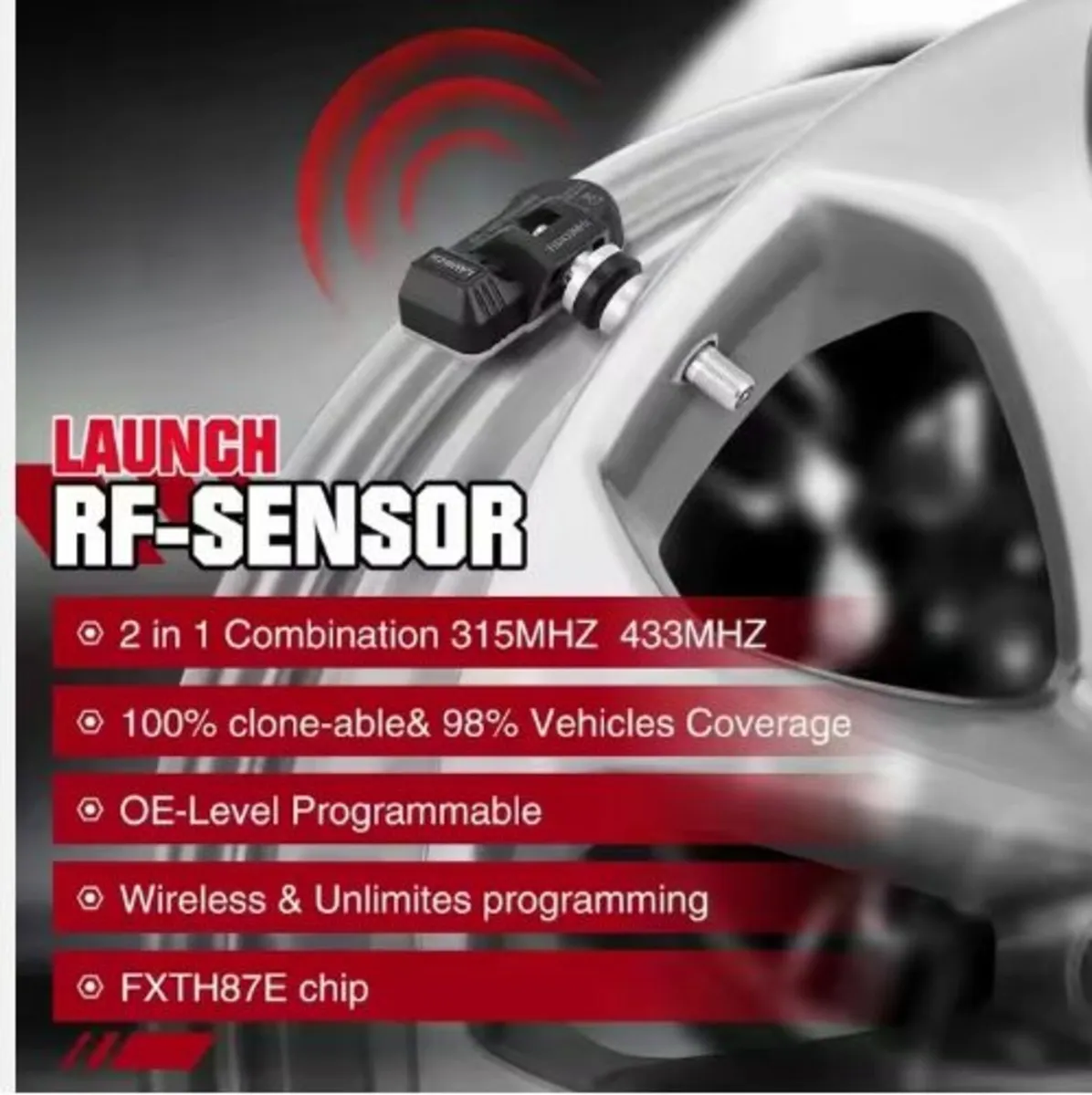 Launch LTR-V TPMS Sensor. Set of 4. - Image 4