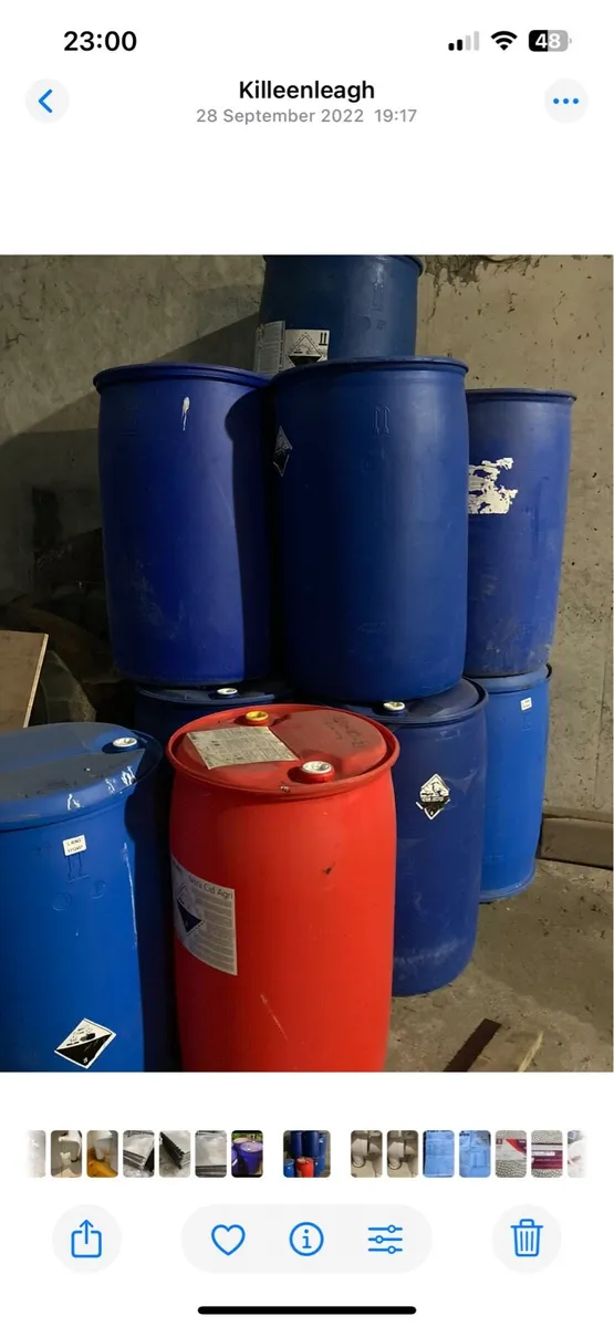 Blue Barrels - Image 1