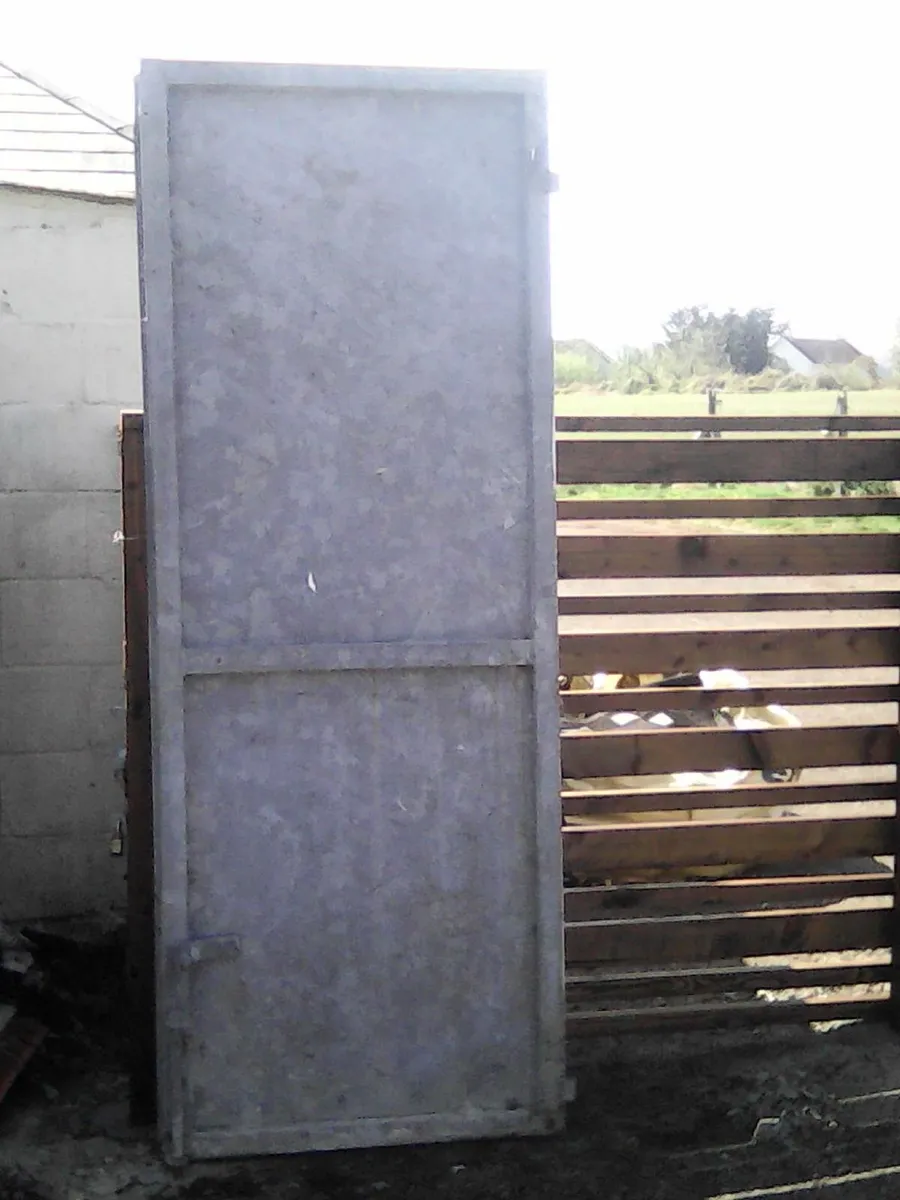 GALVANIZED  STEEL DOORS  [ TWO ]