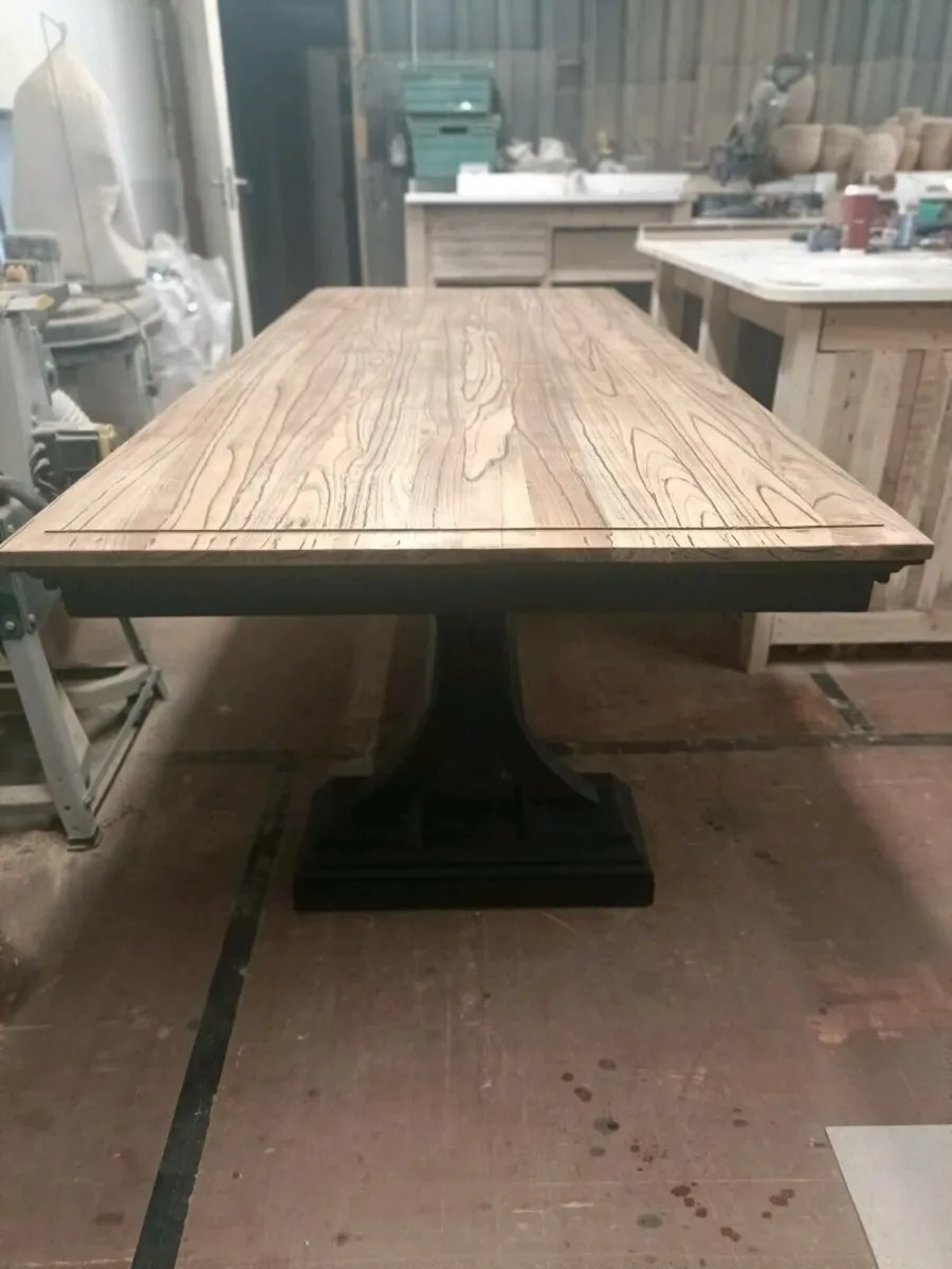 Unique wood turned Harriet Dining table - Image 1