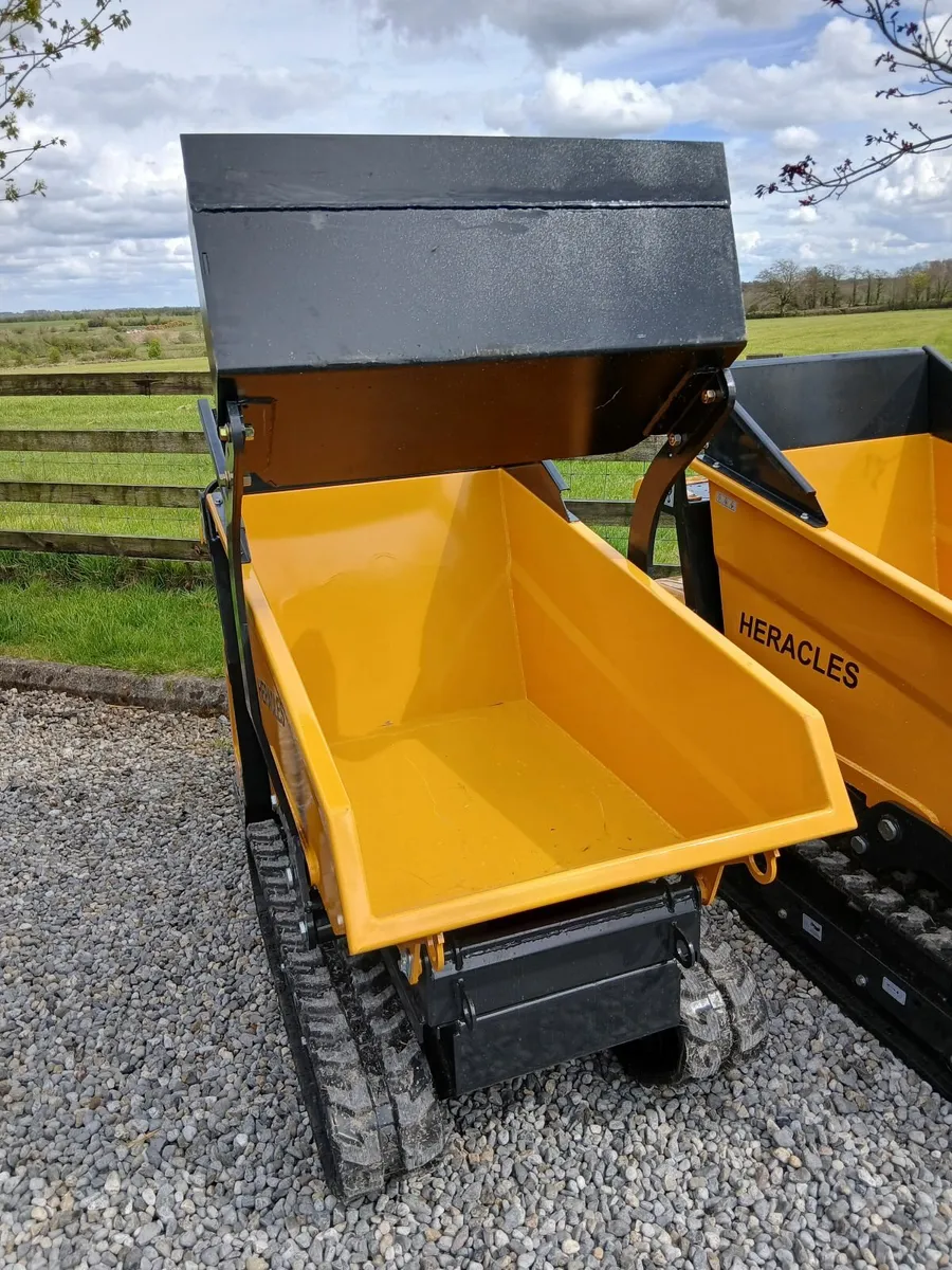 Mini tracked dumper, 800kg load capacity, 13HP - Image 2