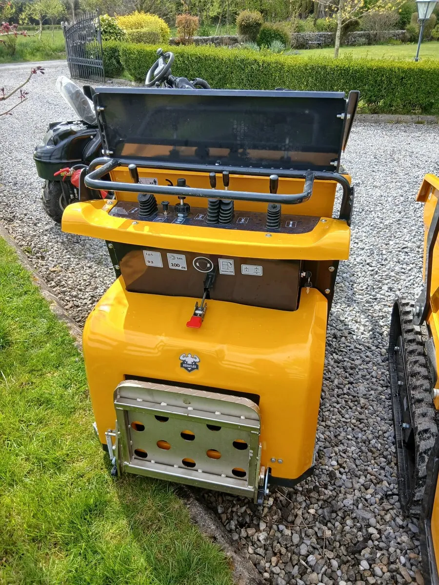 Mini tracked dumper, 800kg load capacity, 13HP - Image 3