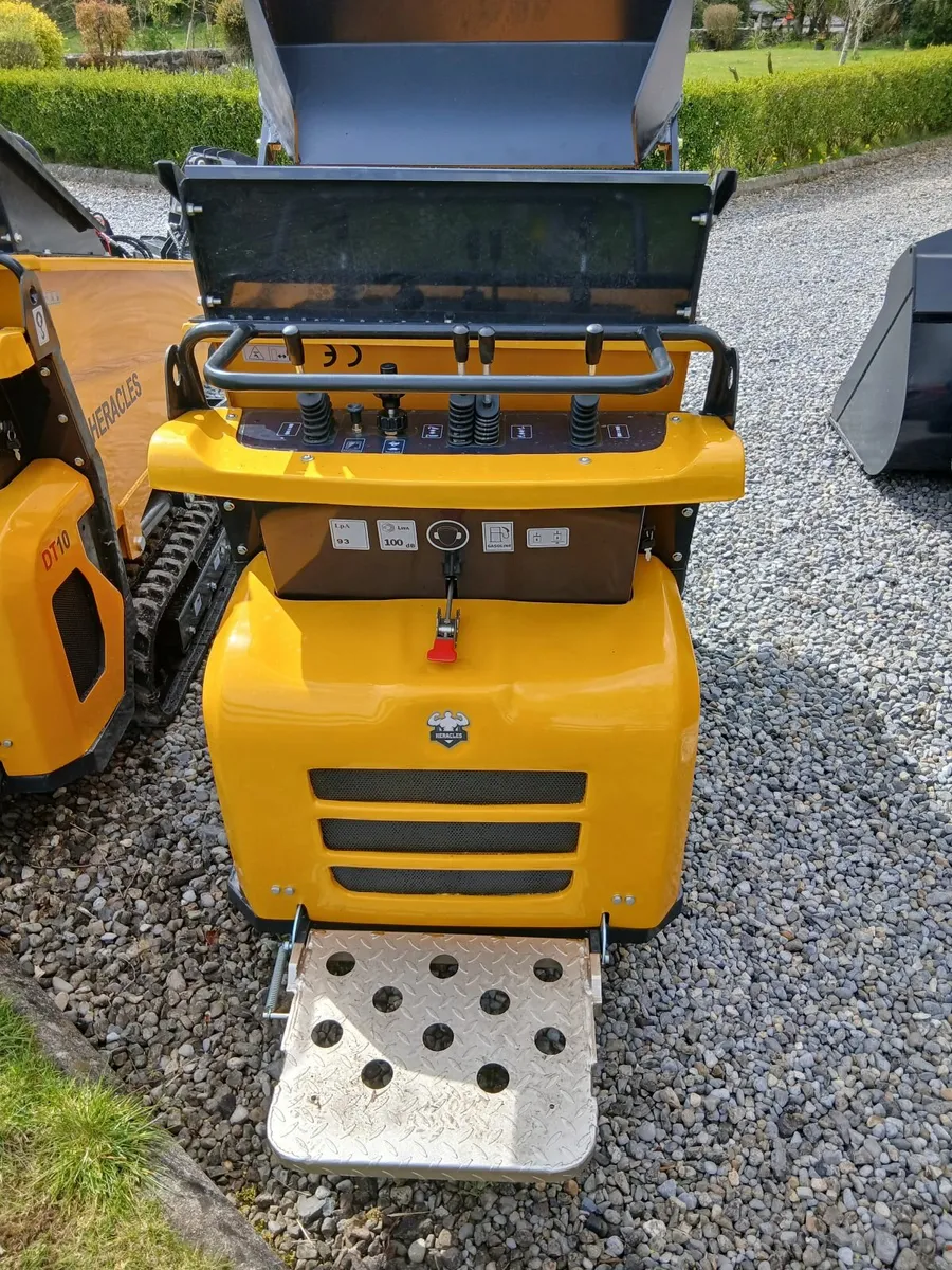 Mini tracked dumper, 800kg load capacity, 13HP - Image 4