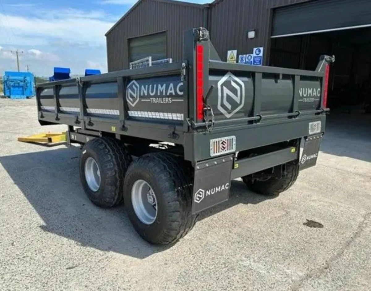 Numac 10T Dropside Tipping Trailer NEW - Image 3