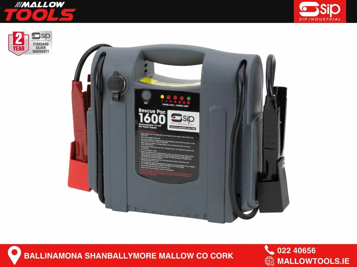 SIP 12v Rescue Pac 1600amp Booster - Image 1