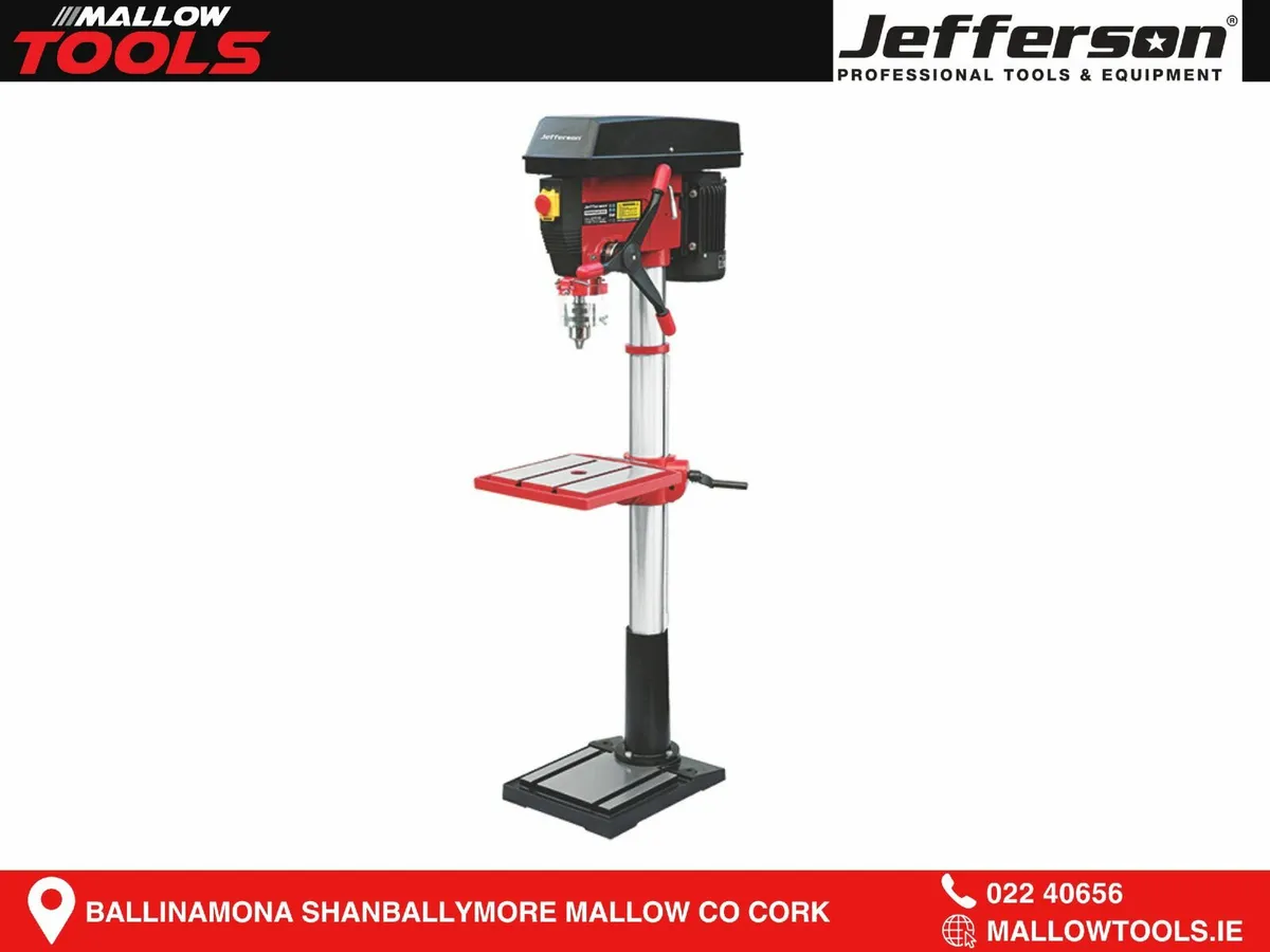Jefferson 1500w Floorstanding Pillar Drill (2HP)