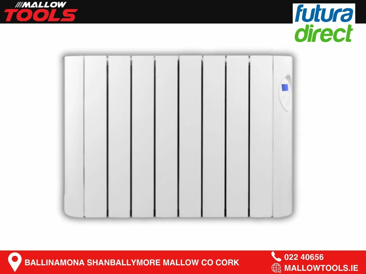 Futura 1500w Aluminium Oil Filled Electric Rad - Image 1