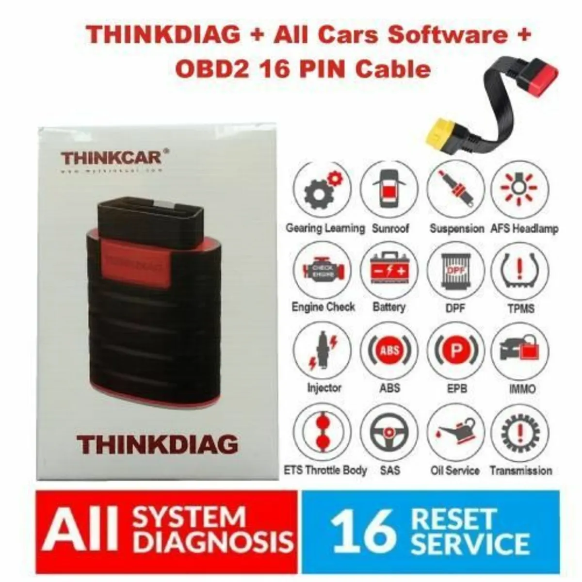 THINKCAR Thinkdiag Full System  Diagnostic Scanner - Image 1