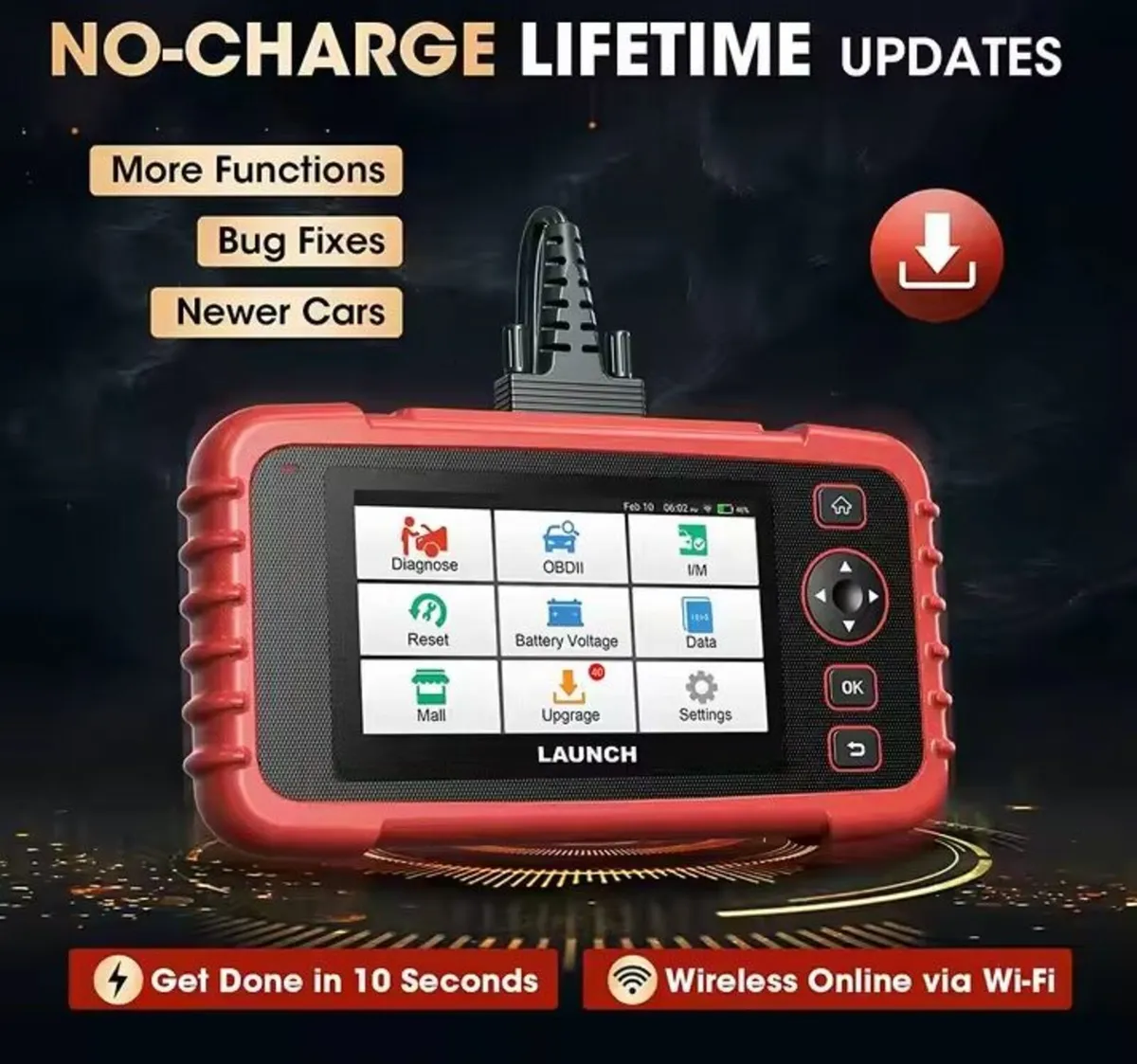 LAUNCH CRP129x V2.0 OBD2 Scanner 4 System for cars - Image 4