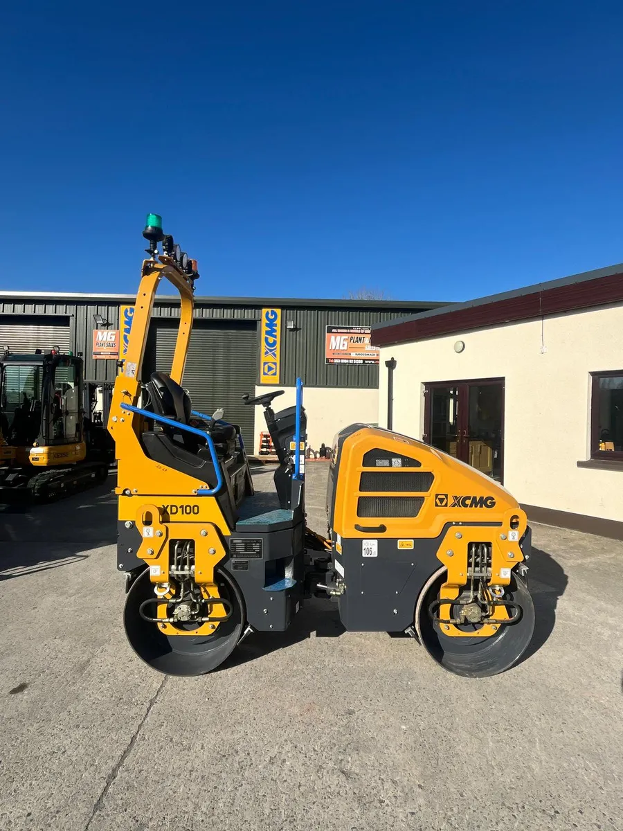 Brand New XCMG XD100 Dual Drum Roller - Image 2