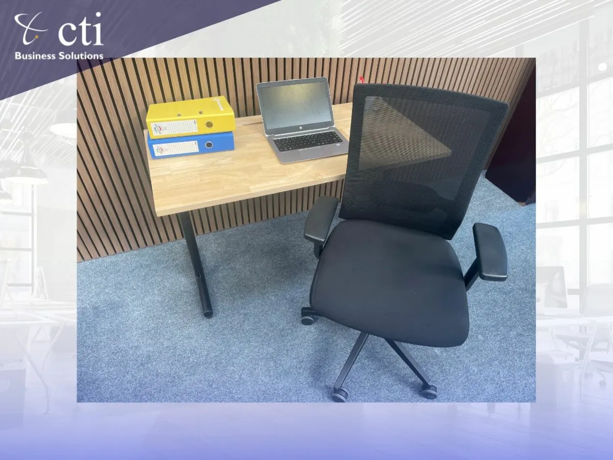 60 X Light Beech1220mm Desks - Grade A - Image 3