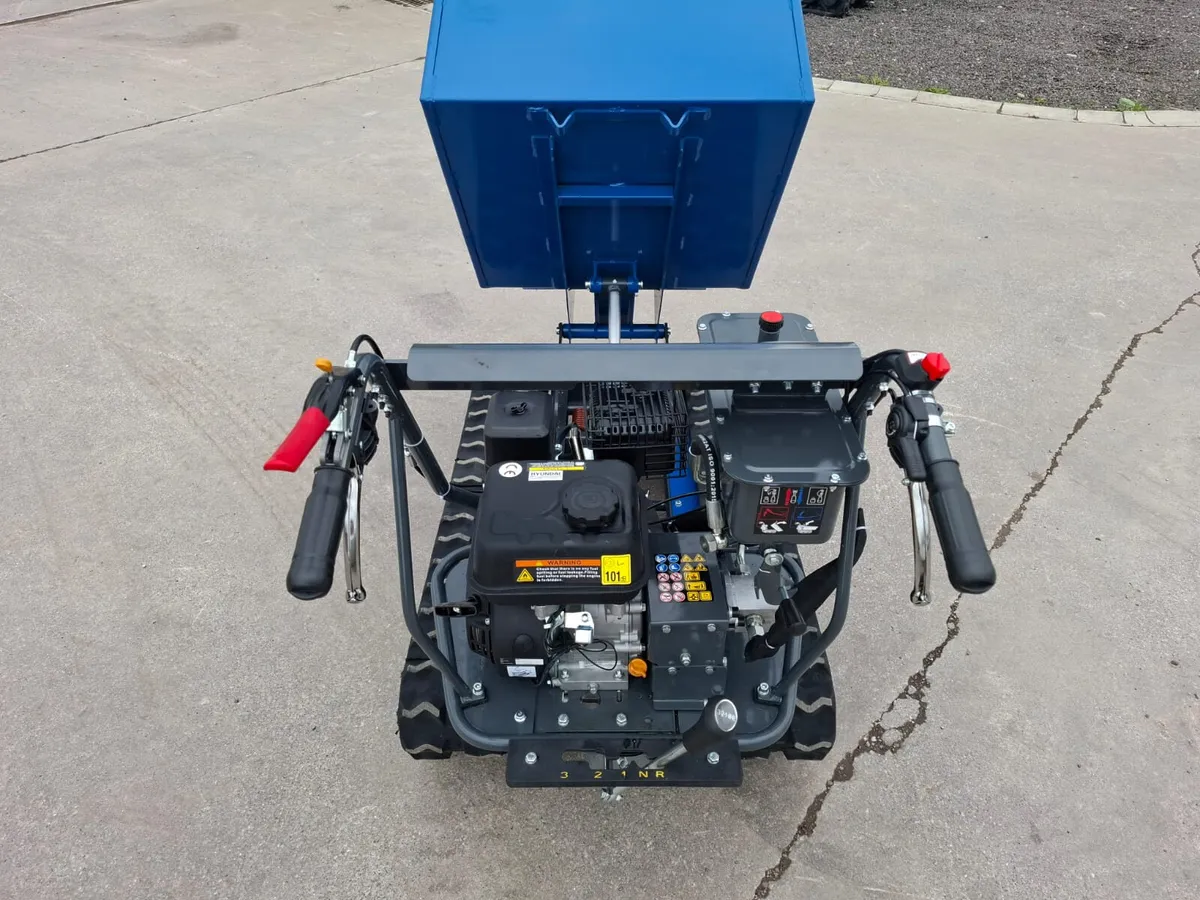 Hyundai 196cc Petrol 500kg Tracked Mini Dumper - Image 4