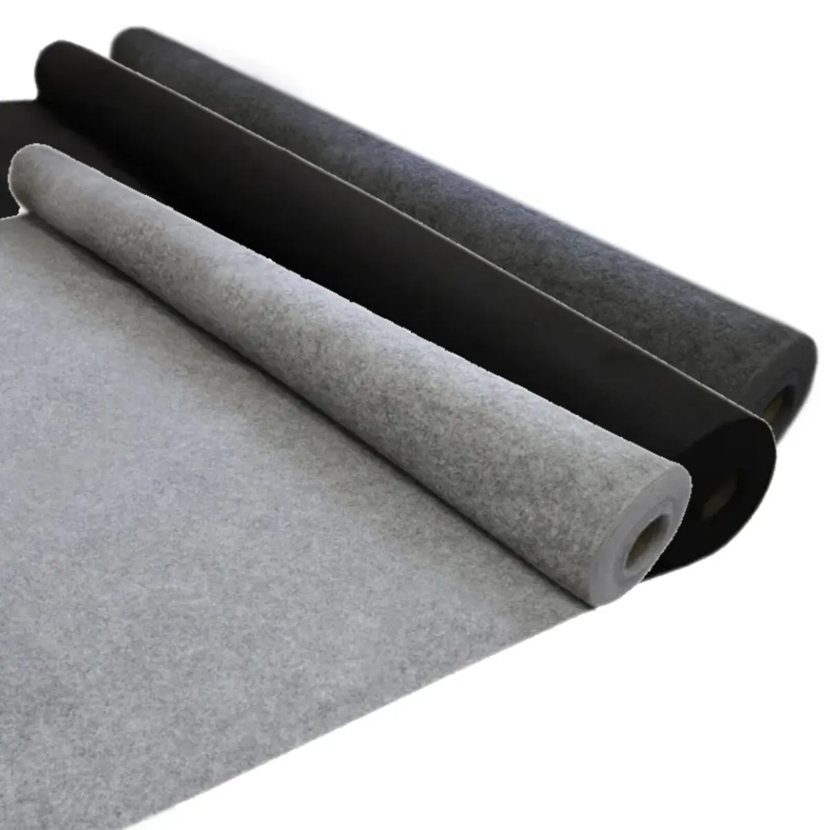 Van Carpet Lining – Black, Silver/Anthracite Grey - Image 1