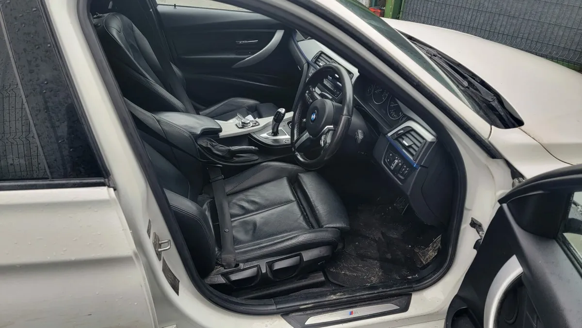 BMW F30 MSPORT BLACK LEATHER SEATS - Image 1