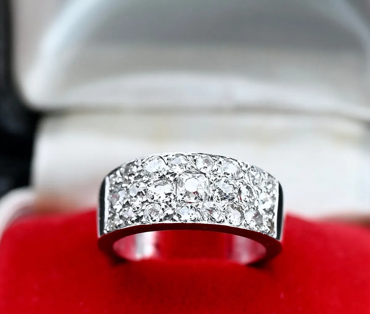 Antique Art Deco Diamond Ring - Eternity / Diamond - Image 1