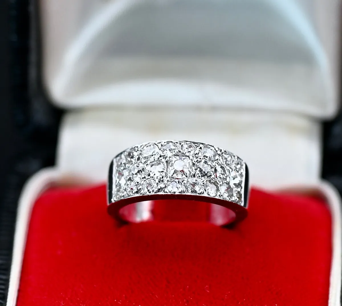 Antique Art Deco Diamond Ring - Eternity / Diamond - Image 2