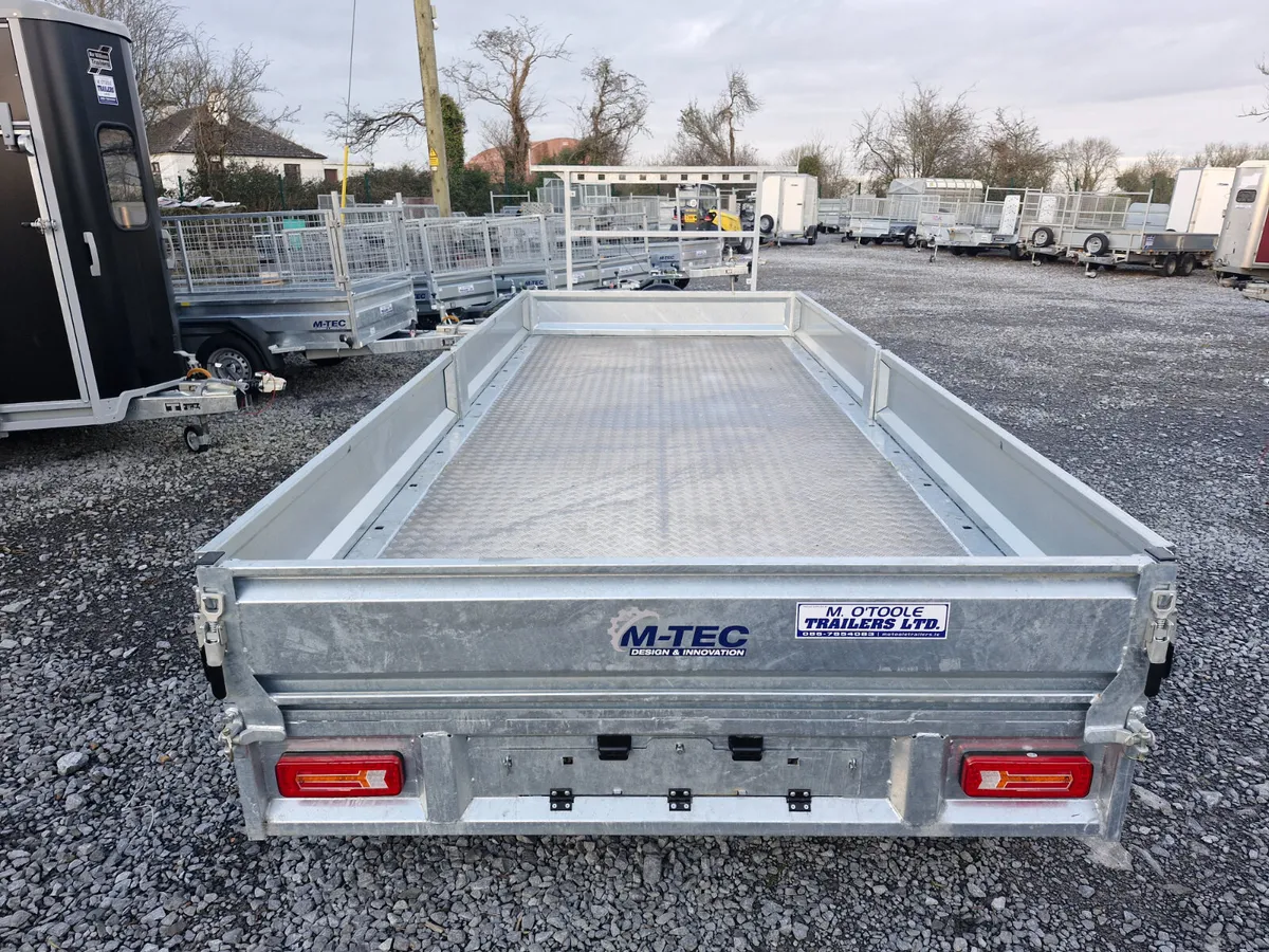 NEW  M-TEC  16' x 6'6"  DROPSIDES TRAILER - Image 3