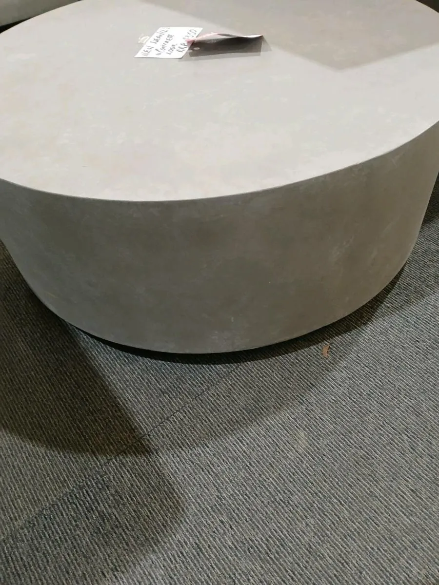 NEW IN BOX Concrete look Clay table "Dean" - Image 2