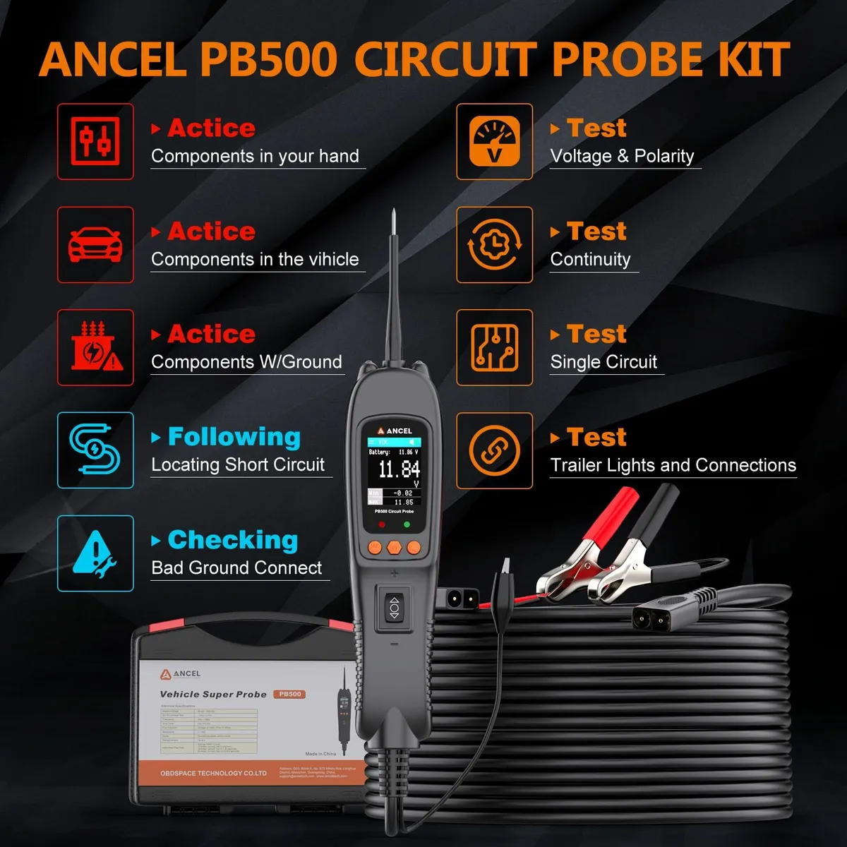 ANCEL PB500 – Car Power Circuit Probe Tester - Image 4