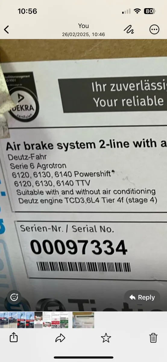 Air Brake System Kit - €2,650 + VAT