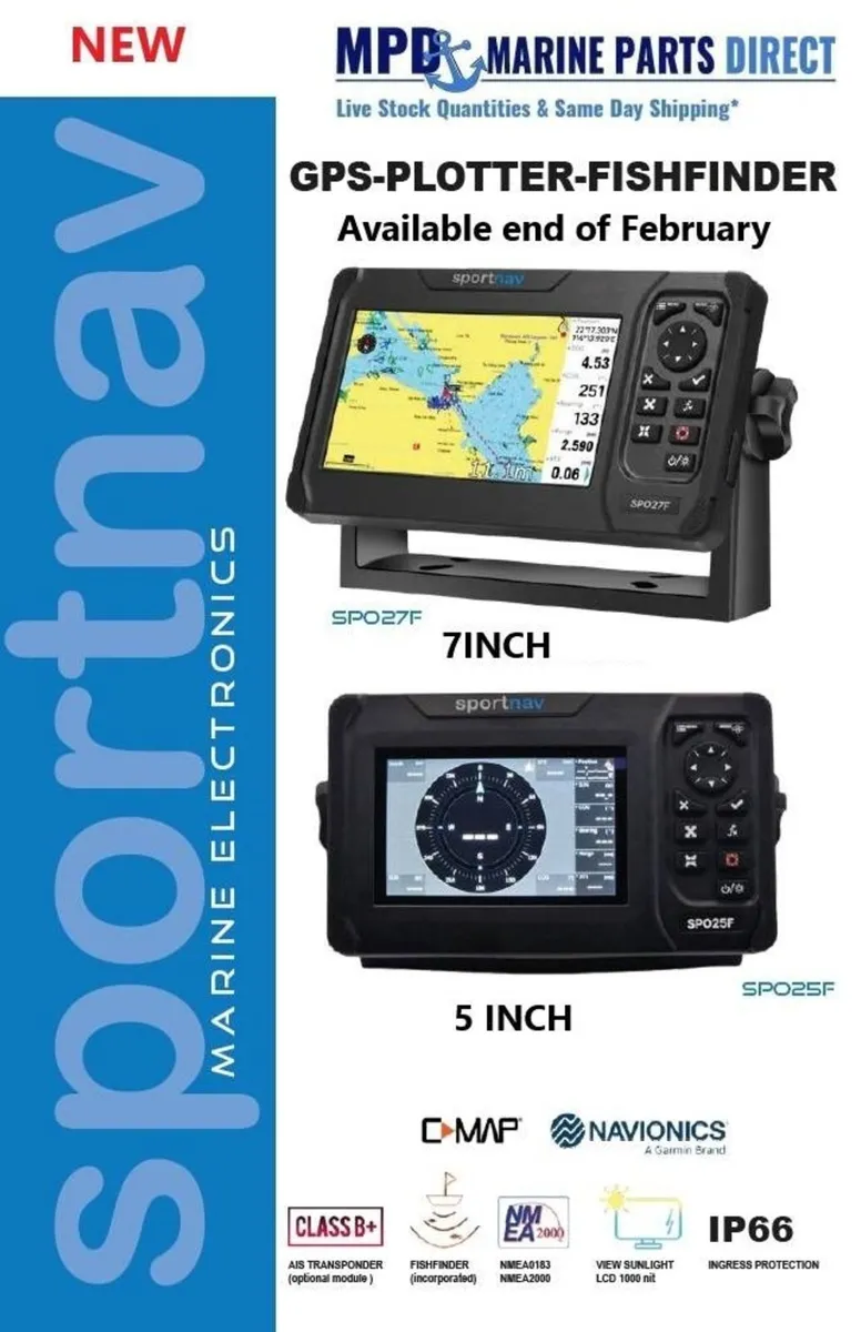 NEW GPS-PLOTTER-FISHFINDER - Image 1