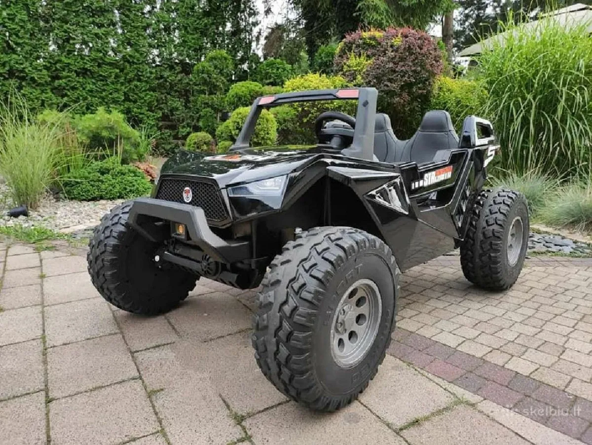 Clash XL 24V Electric Ride On Buggy Black - Image 1