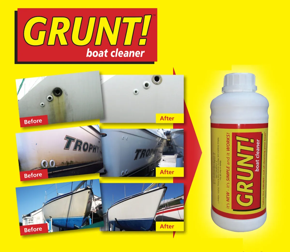 Grunt Boat Cleaner 1LT - Image 1
