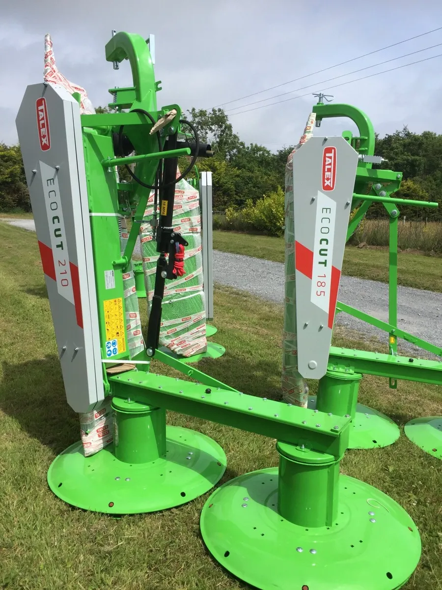 New Talex 1.65 and 1.85 drum mowers to clear - Image 1