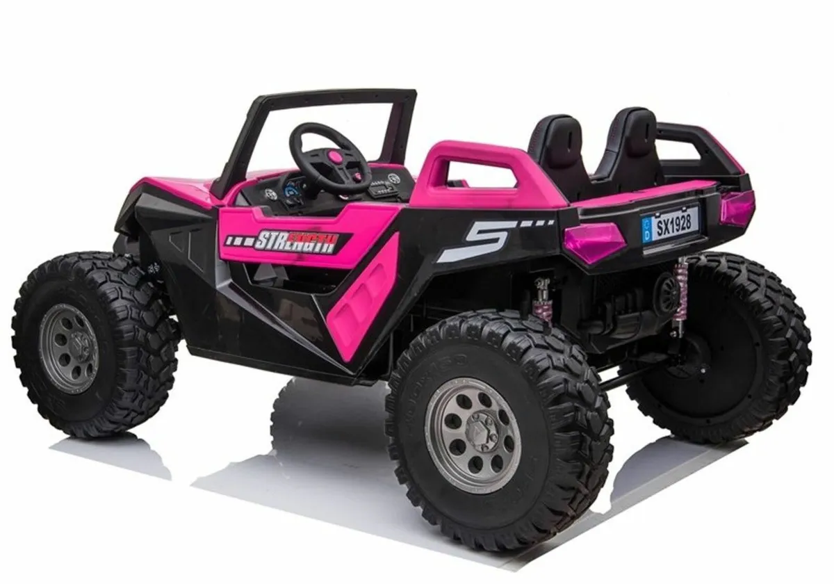 Clash XL 24V Electric Ride On Buggy Pink - Image 3