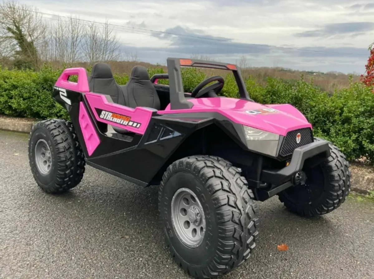 Clash XL 24V Electric Ride On Buggy Pink - Image 2